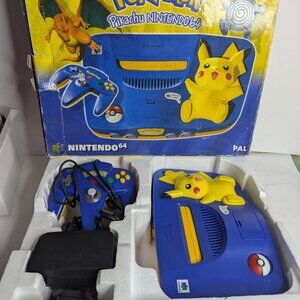 Pokémon Pikachu Edition Nintendo 64 (PAL) Console– Tested & Working